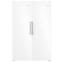 Jääkaappi ja pakastin Bosch KSN36VWDG-GSN36VWDG, 119cm, 402/334 l, valkoinen