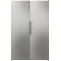Jääkaappi ja pakastin Bosch KSN36VIDG-GSN36VIDG, 119cm, 402/334 l, teräs