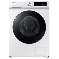 Edestä täytettävä pyykinpesukone Samsung WW90DB7U34GWU3, jossa on mittatilaustyönä 9kg, valkoinen