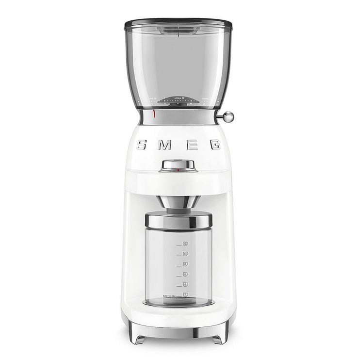 Kahvinkeitin Smeg kahvimylly CGF03WHEU, valkoinen