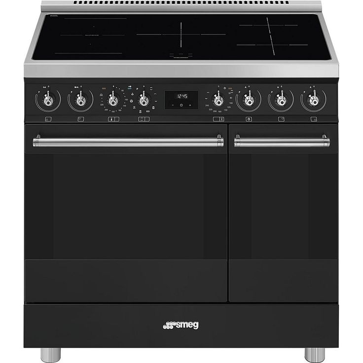 Induktioliesi Smeg C92IPMB2, 90cm, mattamusta