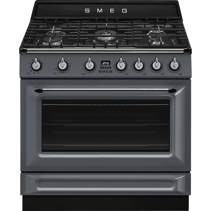 Kaasuliesi Smeg TR90GMGR, 90cm, liuskekiviharmaa