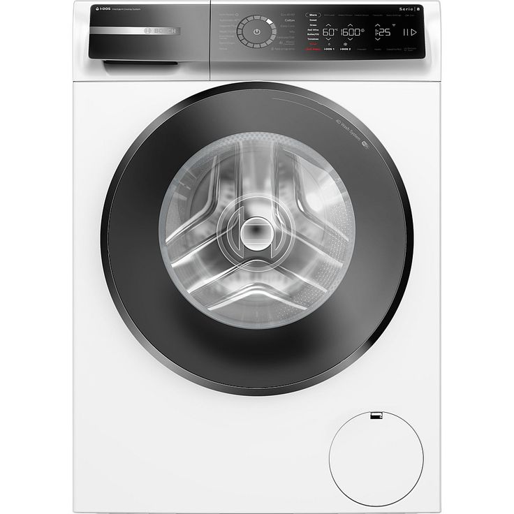 Edestä täytettävä pyykinpesukone Bosch Serie 8 WGB266ABSN, 11kg, valkoinen