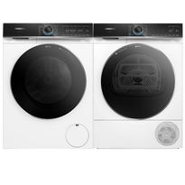 Pesukone ja kuivausrumpu Siemens WG66B2CLDN-WQ46B2DPDN, 11/9kg, automaattinen annostelu, valkoinen