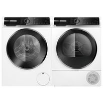 Pesukone ja kuivausrumpu Bosch WGN264AESN-WQN246DESN, 9kg, automaattinen annostelu, valkoinen