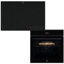 Erillisuunin ja induktiotason setti Electrolux COP905B-HOB860BSC, 77cm, musta