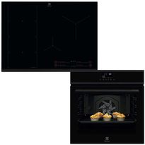 Erillisuunin ja induktiotason setti Electrolux COPP22B-HOX760MF, 71cm, musta