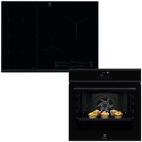 Erillisuunin ja induktiotason setti Electrolux COPP22B-HOX860MF, 78cm, musta