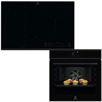 Erillisuunin ja induktiotason setti Electrolux COPP22B-HOB860BSC, 77cm, musta