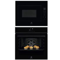 Erillisuunin ja mikroaaltouunin setti Electrolux COPP22B-KMFD264NB, musta