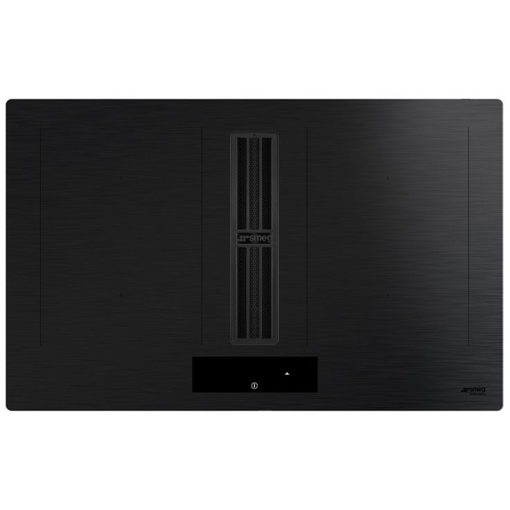 Induktiotaso Smeg HOBD382MB2 integroidulla liesituulettimella, 83cm, mattamusta