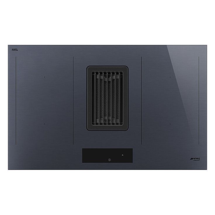 Induktioliesi Smeg HOBD182DG integroidulla liesituulettimella, 83cm, harmaa