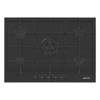 Kaasuliesitaso Smeg PX375MB, 72.5cm, mattamusta