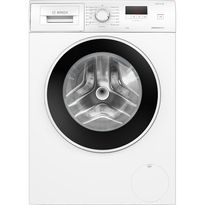 Edestä täytettävä pyykinpesukone Bosch Serie 2 WGE03400SN, 1400rpm, 8kg, valkoinen