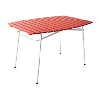 Pöytä Varax Retro 403, punainen/valkoinen