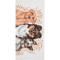 Kylpypyyhe Vallila Ystävykset, beige, 70x140 cm