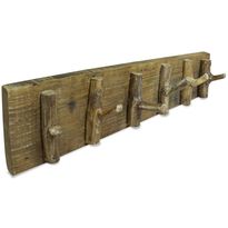 Vaatenaulakko kierrätetty puu 60x15 cm