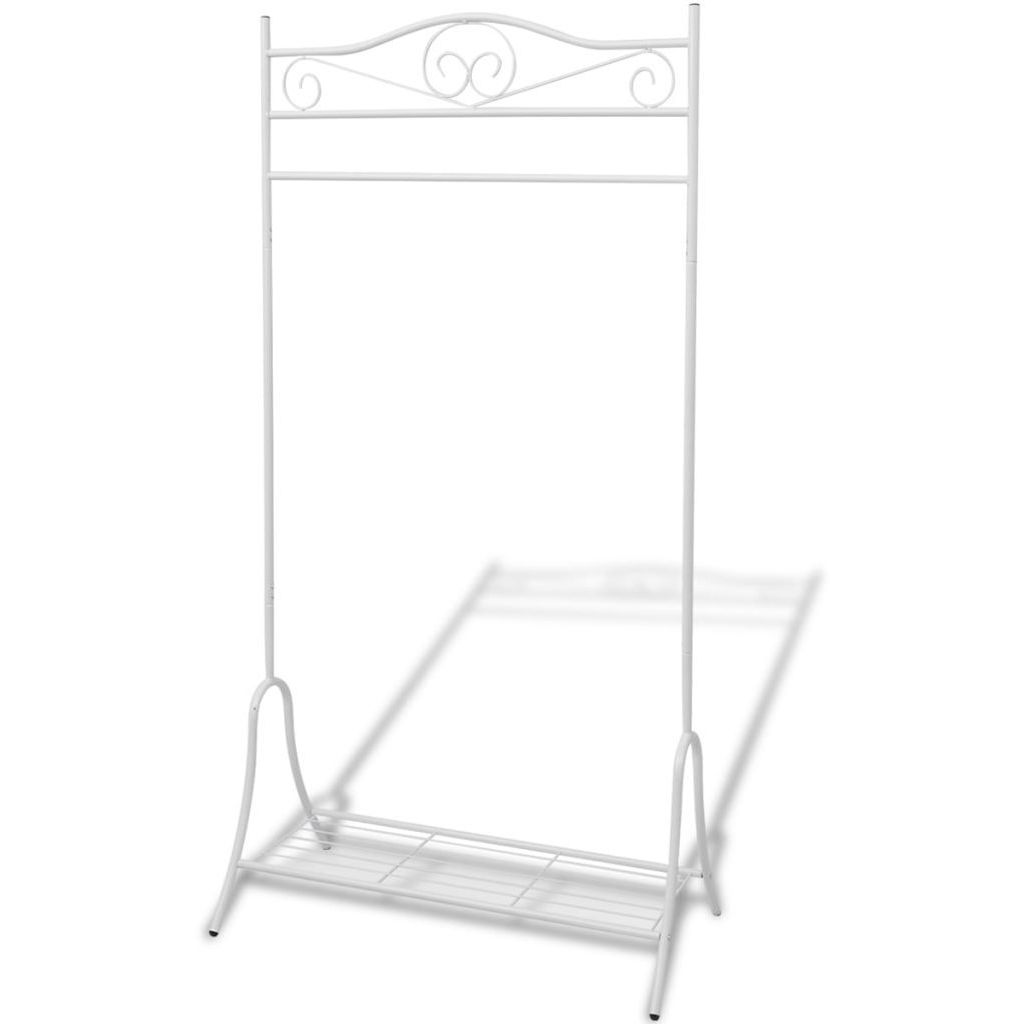 Vaatenaulakko valkoinen teräs