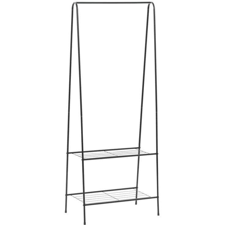 Vaateteline 59x35x150 cm musta_1