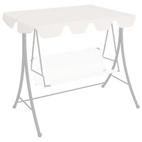 Vaihtokatos puutarhakeinuun valkoinen 192x147 cm 270 g/m²
