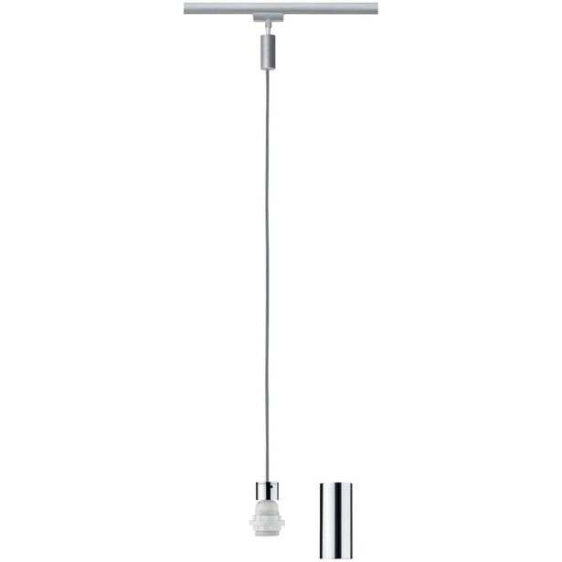 Valaisinjohtosarja kiskoon Paulmann URail 2Easy Basic E27 1500mm mattakromi