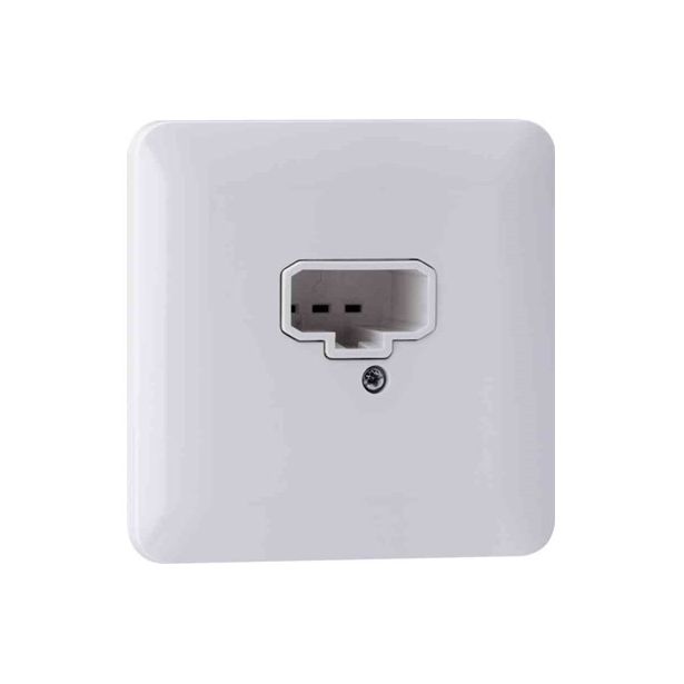 Valaisinpistorasia Gelia Connect 2 Home DCL 6A uppo asennus seinä katto valkoinen