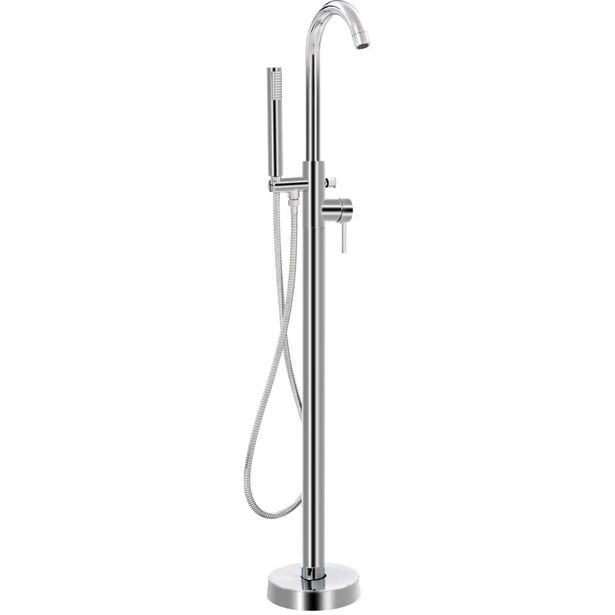 Vapaasti seisova kylpyammeen hana ruostumaton teräs 118 5 cm