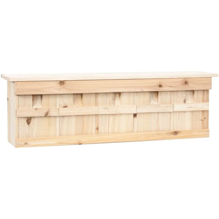 Varpusen pesälaatikko 5 huonetta 68x15x21 cm kuusi_1