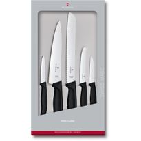 Veitsisetti 5-osainen Victorinox, musta