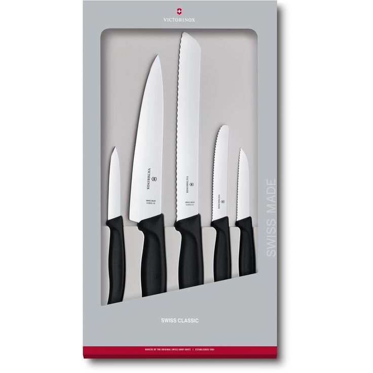 Veitsisetti 5 osainen Victorinox musta