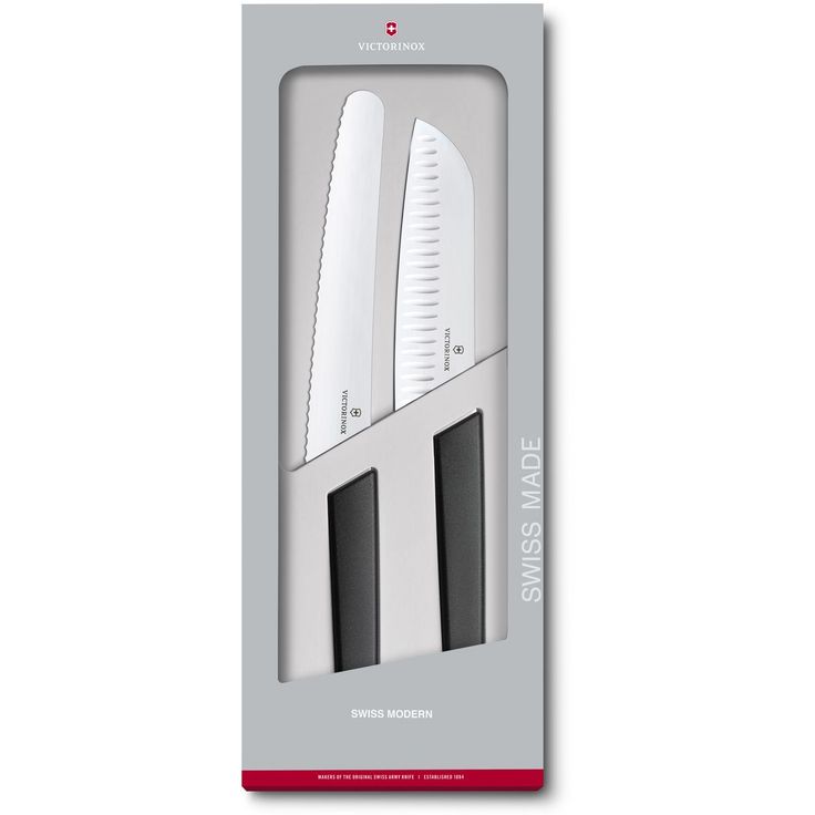 Veitsisetti Victorinox Swiss Modern 2 osainen musta
