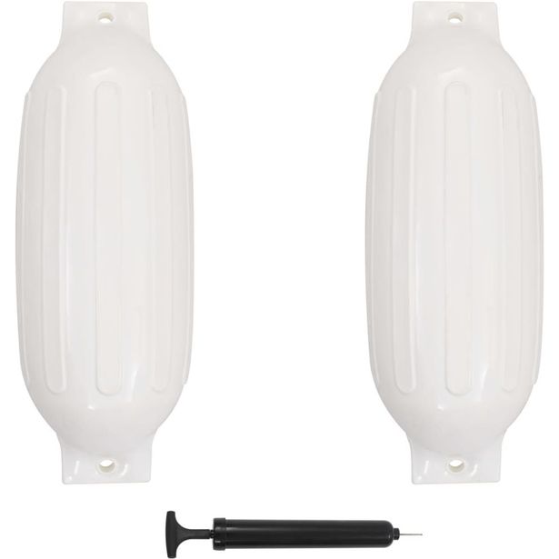 Veneen lepuuttaja 2 kpl valkoinen 69x21 5 cm PVC