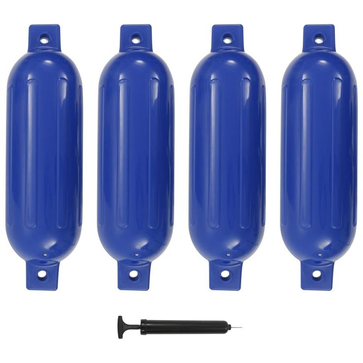 Veneen lepuuttaja 4 kpl sininen 51x14 cm PVC