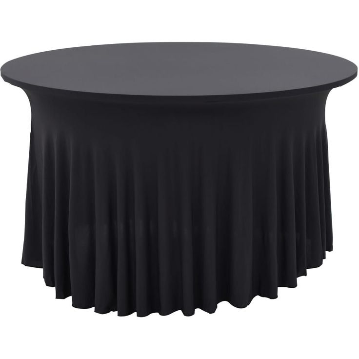 Venyvät pöytäliinat 2 kpl helmalla 120 x 74 cm antrasiitti_1