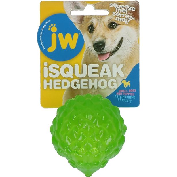 Vinkuva kumipallo JW Hedgehog Squeaky Ball