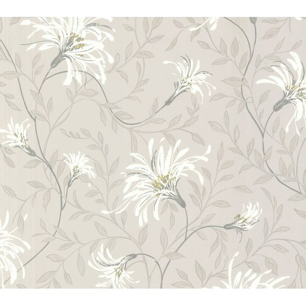 Tapetti 1838 Wallcoverings Fairhaven, harmaa/vihreä, 0,52x10,05m