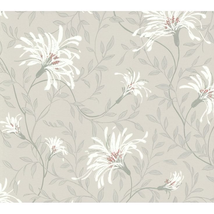 Tapetti 1838 Wallcoverings Fairhaven, harmaa/punainen, 0,52x10,05m