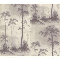 Tapetti 1838 Wallcoverings Prior Park, harmaa, 0,52x10,05m