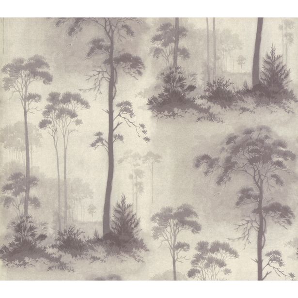 Tapetti 1838 Wallcoverings Prior Park, harmaa, 0,52x10,05m