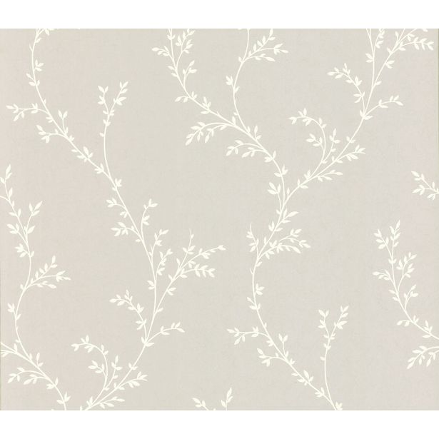 Tapetti 1838 Wallcoverings Milton, harmaa, 0,52x10,05m