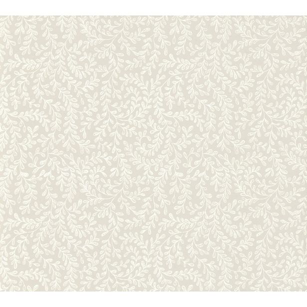 Tapetti 1838 Wallcoverings Audley, harmaa, 0,52x10,05m