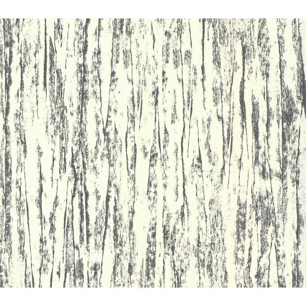 Tapetti 1838 Wallcoverings Helmsley, Foil  hopea/valkoinen, 0,52x10,05m