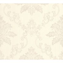 Tapetti 1838 Wallcoverings Hampton, beige/kiiltävä, 0,52x10,05m