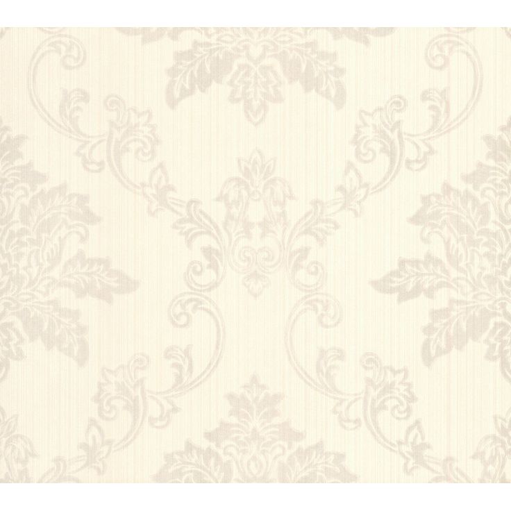 Tapetti 1838 Wallcoverings Hampton, beige/kiiltävä, 0,52x10,05m