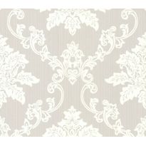 Tapetti 1838 Wallcoverings Hampton, harmaa/valkoinen, 0,52x10,05m