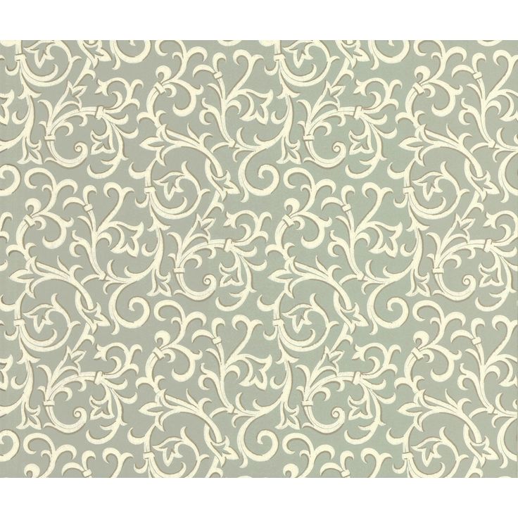 Tapetti 1838 Wallcoverings Brodsworth, sinivihreä, 0,52x10,05m