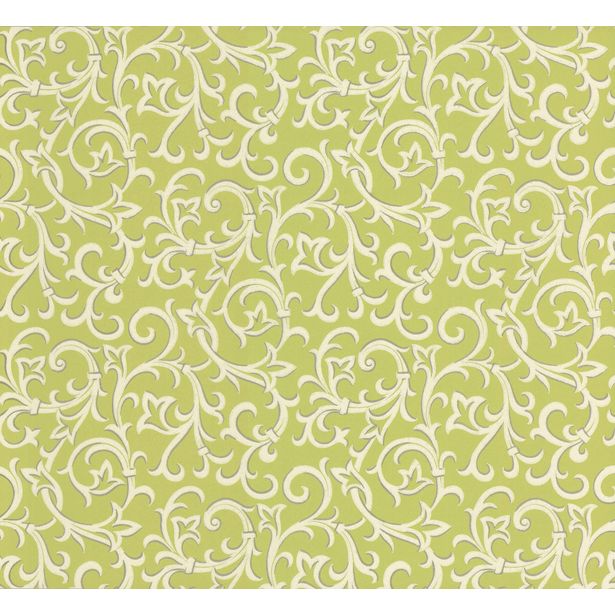 Tapetti 1838 Wallcoverings Brodsworth, vihreä, 0,52x10,05m