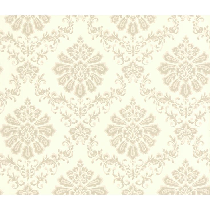 Tapetti 1838 Wallcoverings Broughton, valkoinen/beige, 0,52x10,05m