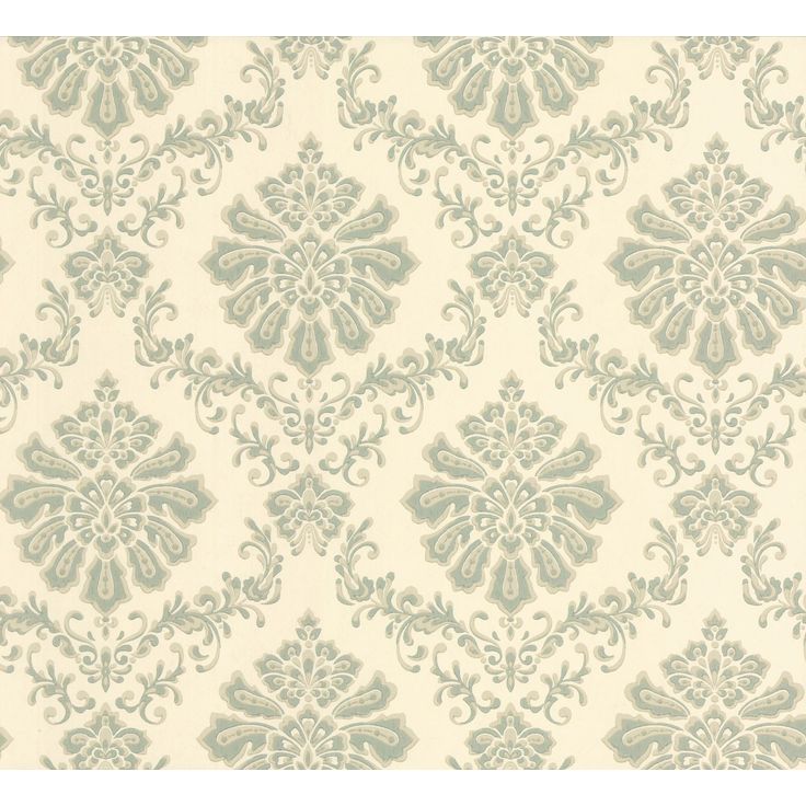 Tapetti 1838 Wallcoverings Broughton, sinivihreä, 0,52x10,05m