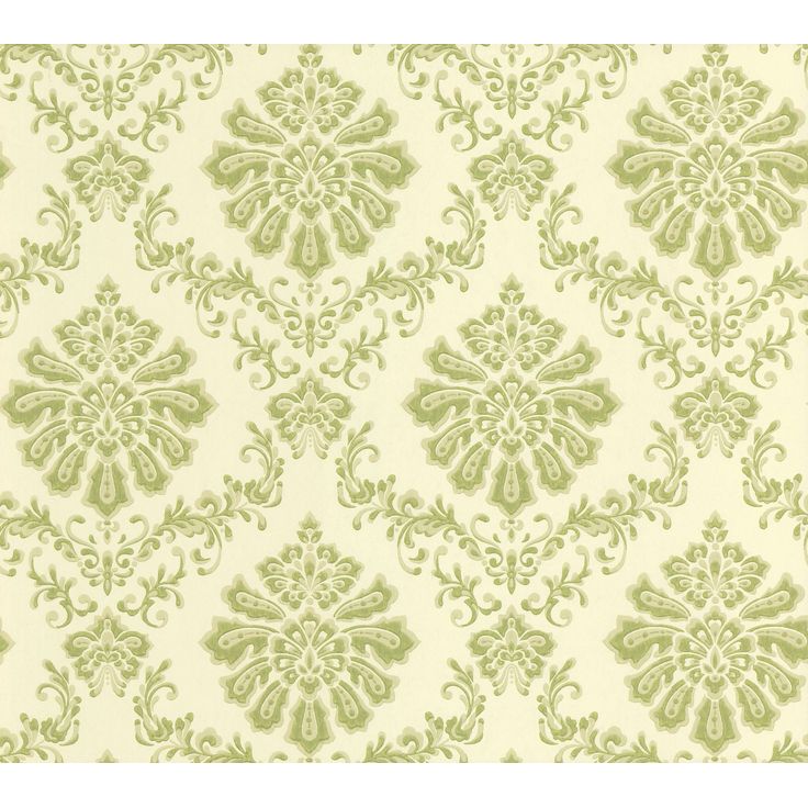 Tapetti 1838 Wallcoverings Broughton, vihreä, 0,52x10,05m